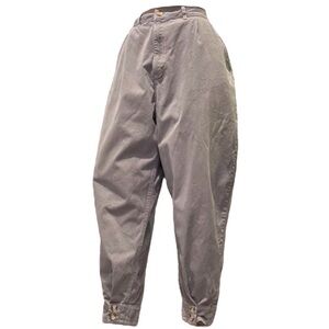 ASOS DESIGN balloon pants with button cinch hem